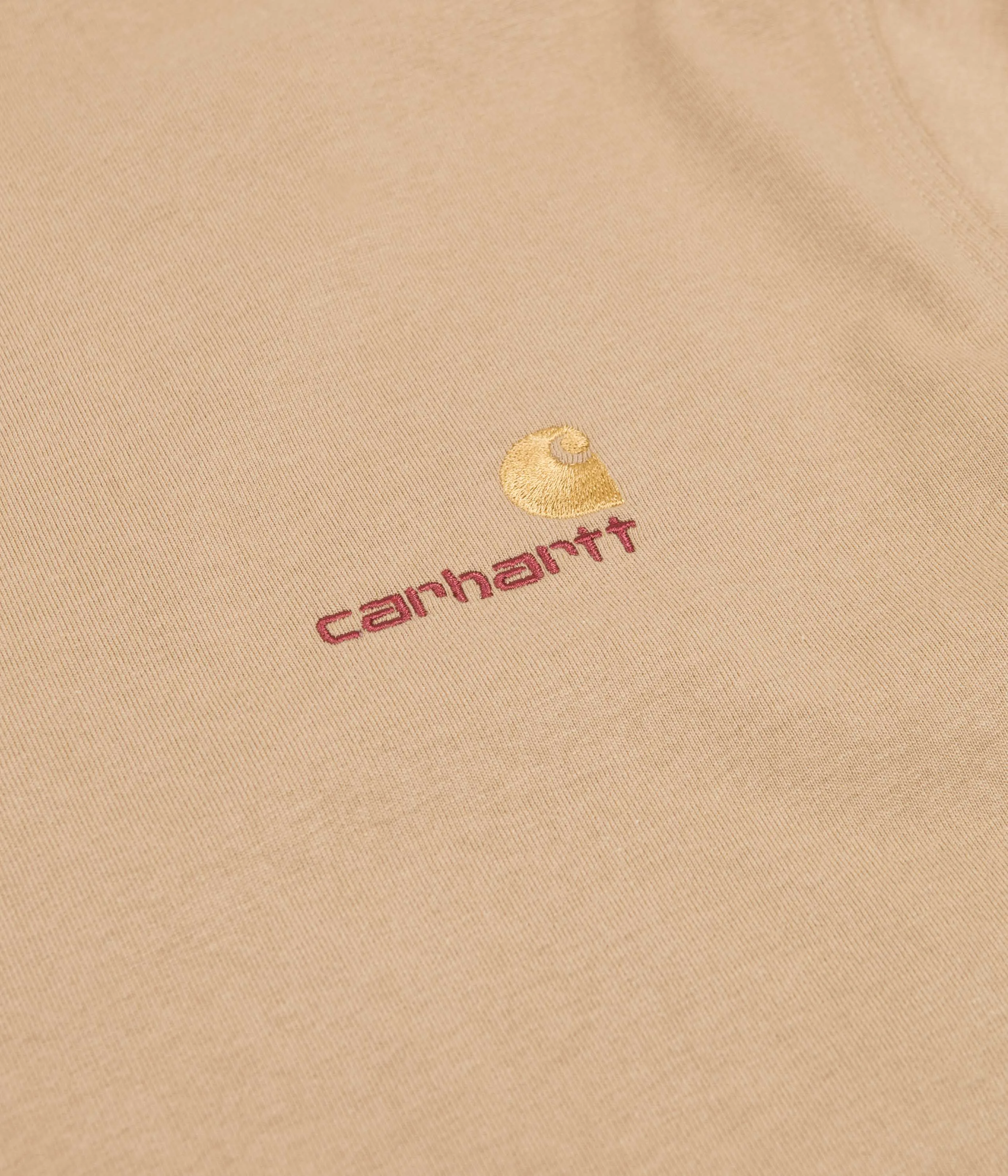 Carhartt American Script T-Shirt - Dusty Hamilton Brown