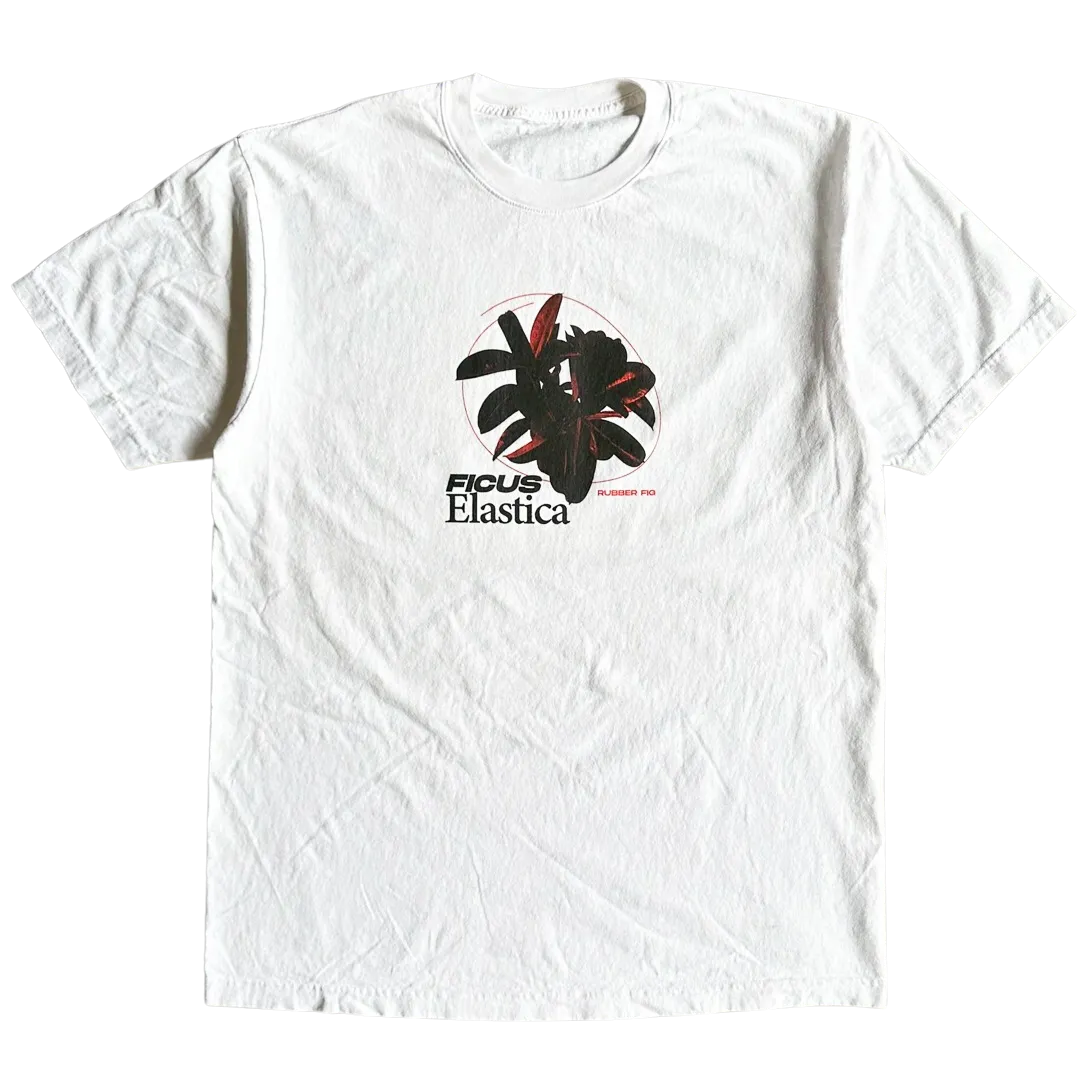 Red Ficus Elastica Tee